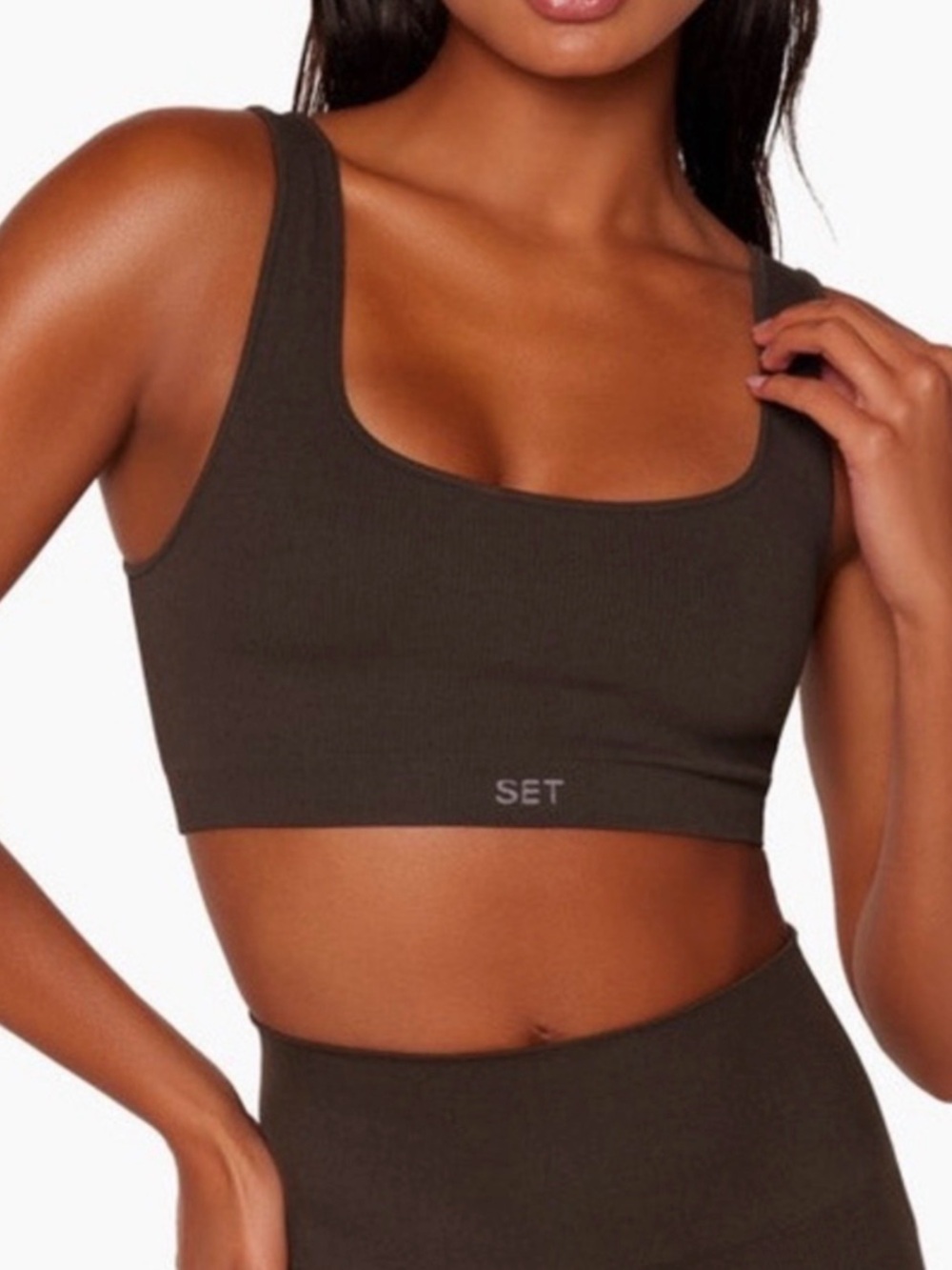 SET Active SculptFlex Box Cut Sports Bra
